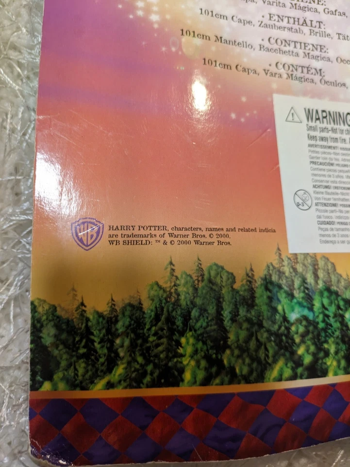 Kit Disfraz Harry Potter Rubíes De Colección - Nuevo y Precintado - Warner Bros 2000 - Raro Foto 3 de 4