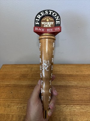 Firestone Walker Wookey Jack Black Rye IPA Beer Tap Handle 12.5  Tall - Nice!