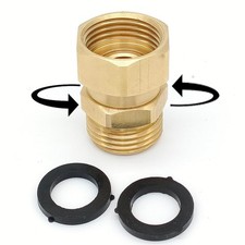 Garden Hose Swivel Adapter Fittingpressure Washer Gun Swivel Connector Joint... Garden Hose Swivel Adapter Fittingpressure Washer Gun Swivel Connector Joint...