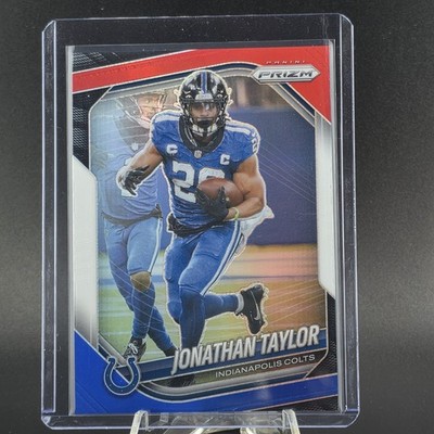 2025 Panini Prizm #108 Jonathan Taylor Red White and Blue