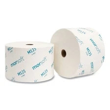 Morcon Paper M125 1-Ply Septic-Safe Bath Tissue - White (24 RL/CT) New