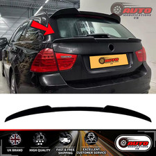 BMW 3er E91 Touring Kombi Glanz Schwarz MID Spoiler Lippe Wing Body Kit