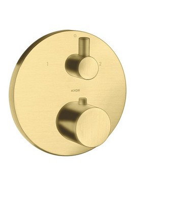 Hansgrohe thermostatic mixer UP Axor Uno F-Set 38720950 Brushed Brass