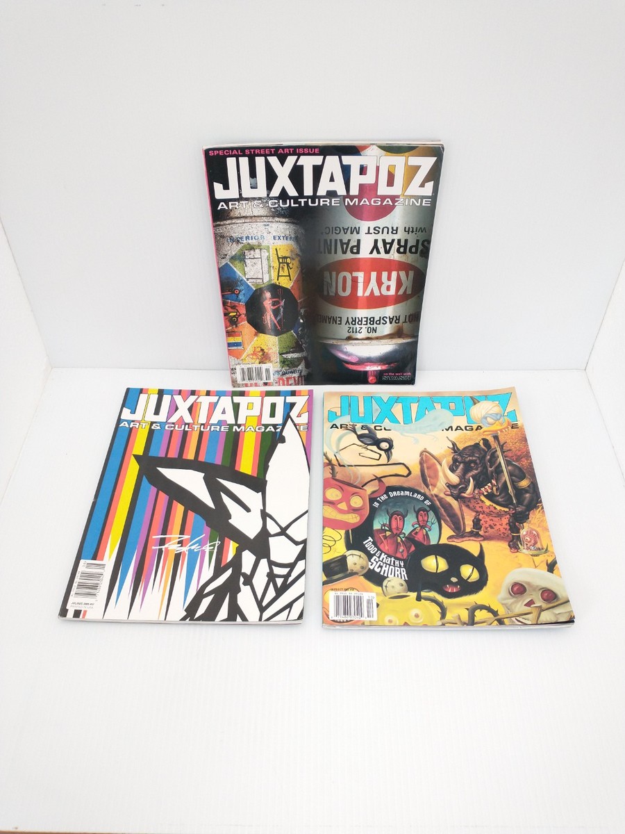 Juxtapoz Magazines Lot of 3 2005: Special Street Art Issue