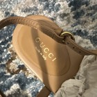 Gucci Beige Leather Flat Sandals Gold Metal Hardware Buckle Women's Size 37 — photo 8