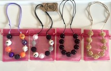BrandNew Boutique Girl Bubblegum Necklaces Jack Skellington Solid Adjustable Lot