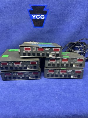 Lot Of 5 Kustom Signals Golden Eagle II Traffic Radar Systems Power On Functions