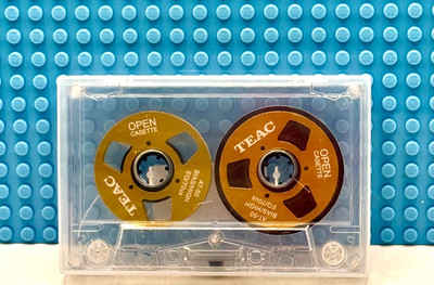 ''TEAC''  NEW BRONZE  48  METAL REEL TO REEL TYPE I  CASSETTE TAPE (1)