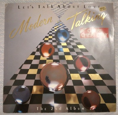 Modern Talking Let's Talk About Love 2nd Album VG LP Euro Disco Cheri Cheri Lady