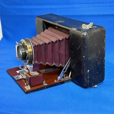 Antique American Camera Mfg Co. Buckeye No. 3 Camera w Bausch  Lomb Lens