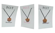 Sandy Orange Pendant Necklaces/Flower/Crown/Natural/Kids/Teens/Adults/Boho Chic