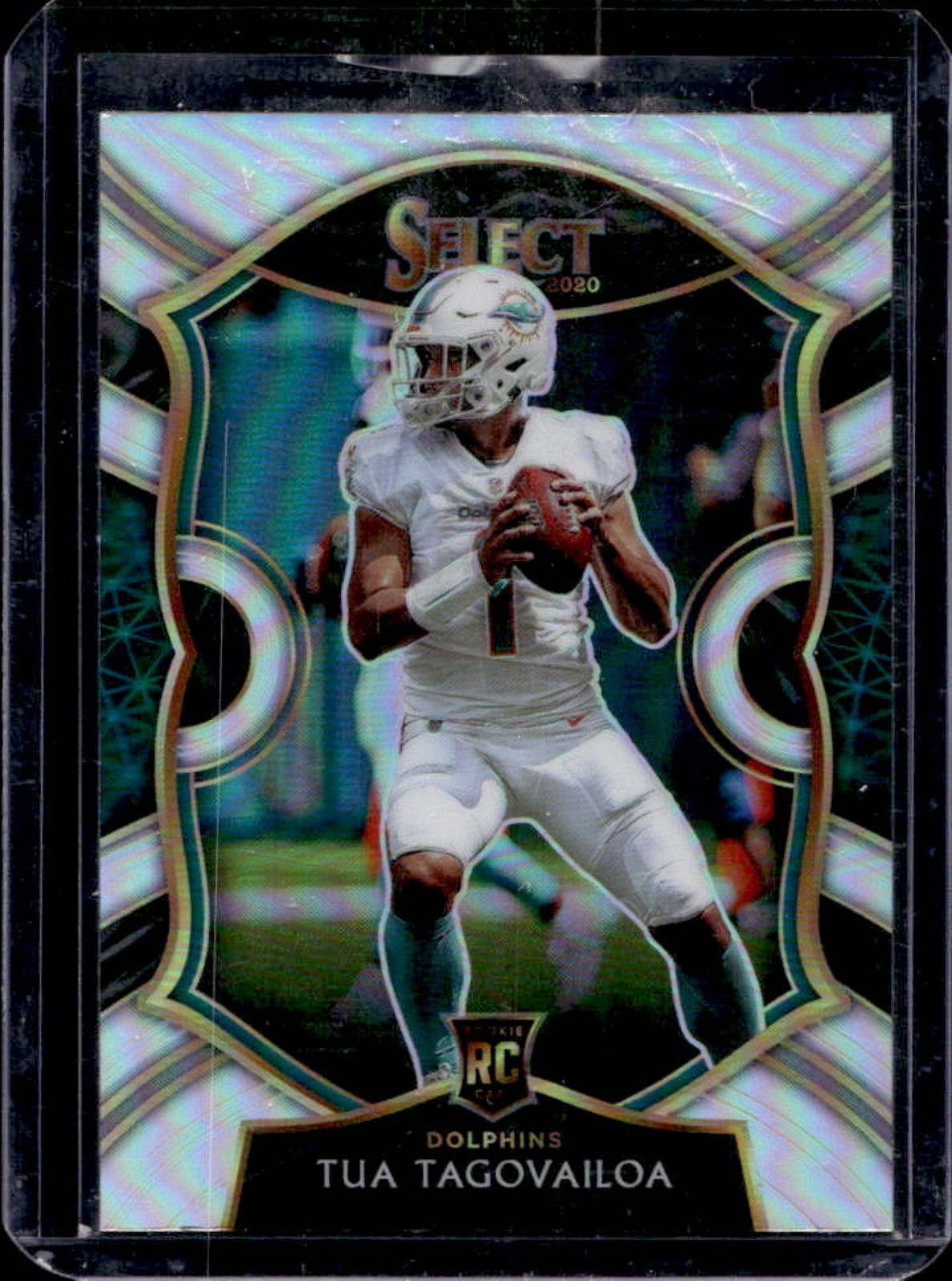 2020 Select Tua Tagovailoa RC Silver Prizm Rookie Concourse #45 Dolphins