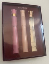 Gucci Beauty Perfume Trio 3x 0.33 fl oz Set BNIB