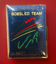 1994 Bobsled Team VI Sees 1 Norge USA Norway Olympics