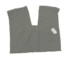 FRESH PRODUCE NWT LG Olive green ME LINEN BEACH PANT