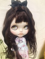 Custom ICY Doll White Skin Handcrafted OOAK Artist Cute Doll w/wig