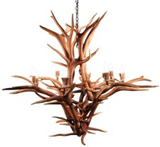 Handcrafted Elk Antler Chandelier | Made in USA