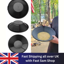 Gold Pan Metal Detection Tools Plastic Sieve Golds Pan Panning Equipment UK