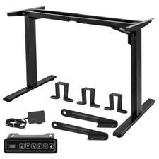 72-117cm Electric Standing Desk Height Adjustable Home Office Sit Stand Table UK