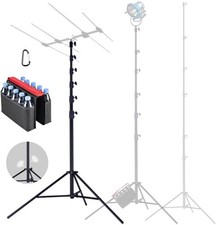 FOMITO Light Stand 24ft 730cm Air Cushioned Aluminum