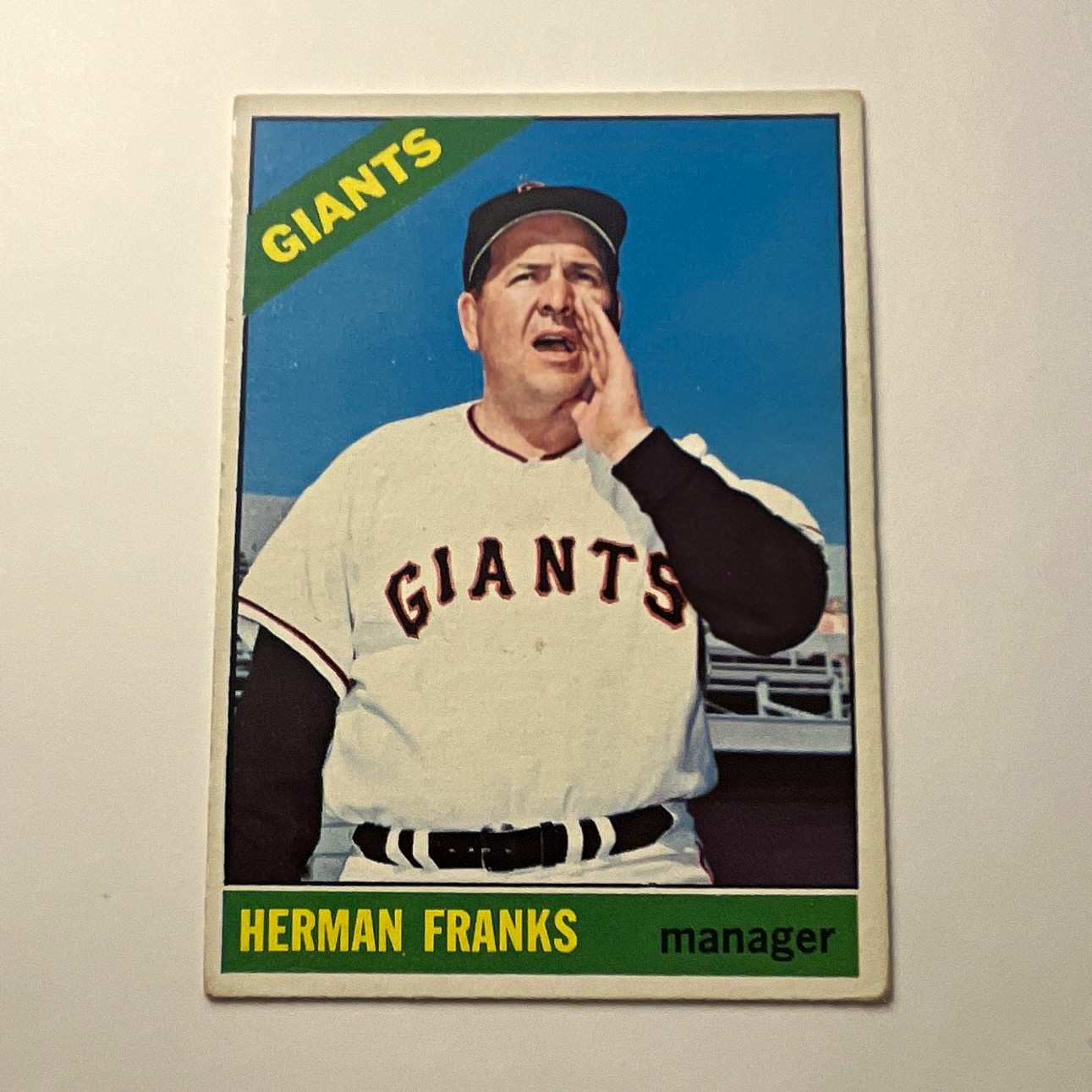 1966 Topps High # Herman Franks #537