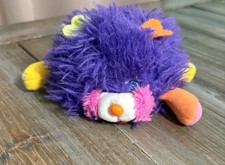 Vintage 1986 Popples Puffling Purple Baby Popple Mini Plush Retro Stuffed Animal