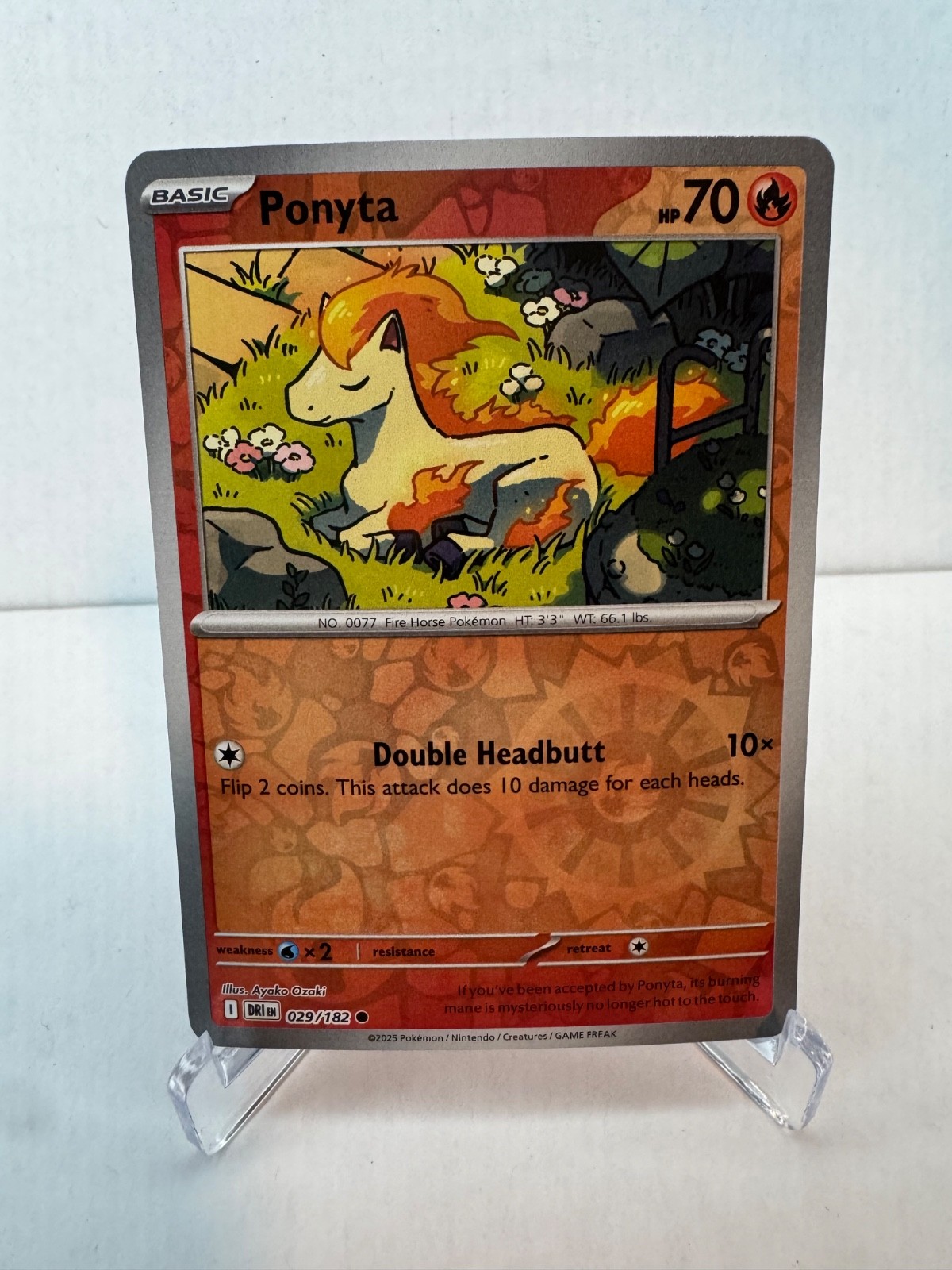 Ponyta 29/182- Reverse Holofoil NM - SV: Destined Rivals- Pokémon TCG