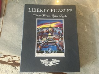 Liberty Wooden Puzzle April In Paris 509 Pieces Excellent