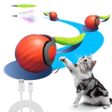 Interactive Cat Toy Ball - Automatic Interactive Cat Toys for Indoor Cats, Re...