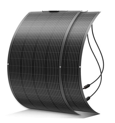 WERCHTAY 400W 200WX2 Flexibel Solarpanel Solarmodul Mono für Wohnmobil Balkonkraftwerk