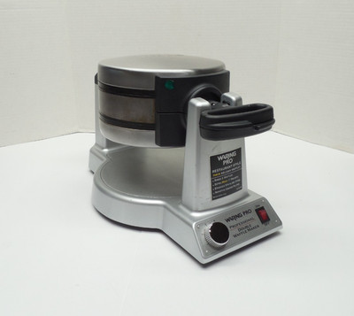 Waring Pro Double Waffle Maker   Rotating Belgian Style   Model WMK600   Tested