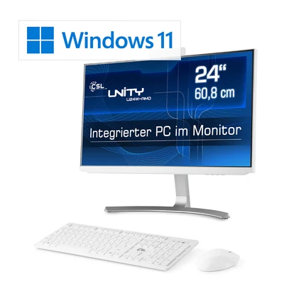 All-In-One-PC AMD Ryzen 7 Computer CSL Unity 24 Zoll Windows 11 Pro bis 4TB/64GB