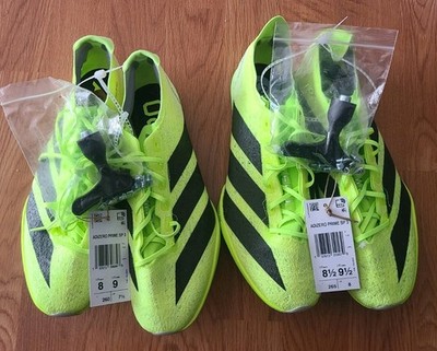 LOT OF 2- Men's Adidas Adizero Prime SP 3 Strung Track Cleats IH5800 8 & 8.5 NWT