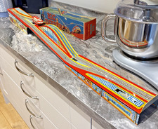 CG33: VINTAGE TINPLATE TIN TOY CLOCKWORK BIG DIPPER 9/78 POSSIBLY METTOY