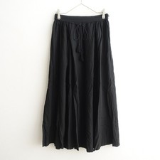 Lisette Tassel-Belted Gathered Long Skirt Size 38