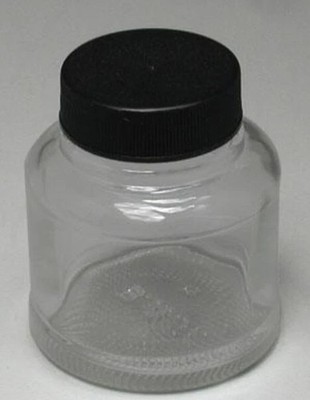 NEW Badger Airbrush #50-0053 - 2oz/60ml Glass Paint Jar w/ Lid FAST SHIPPING