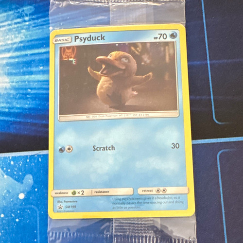 The Pokémon Company Psyduck SM199 SM Promo Holo Basic 70 HP English