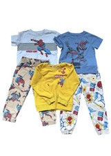 Marvel Spider-Man Toddler Boys Clothing Bundle 3T 4T Shirts Pants Sweatshirt Lot