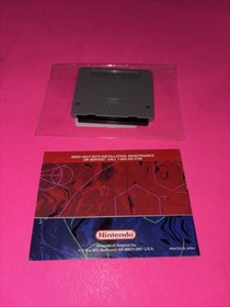 Vertical Force (Nintendo Virtual Boy) Cartridge  - With Manual
