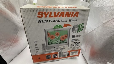   Vintage Sylvania LCD TV/DVD Combo 6615LDF 15'' new gaming tv.  