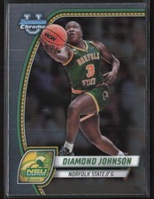 2024-25 Bowman U Chrome 86 Diamond Johnson Norfolk State Basketball Card