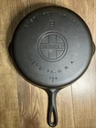 Vtg Griswold #8 LBL Cast Iron Skillet Restored Large Block Logo