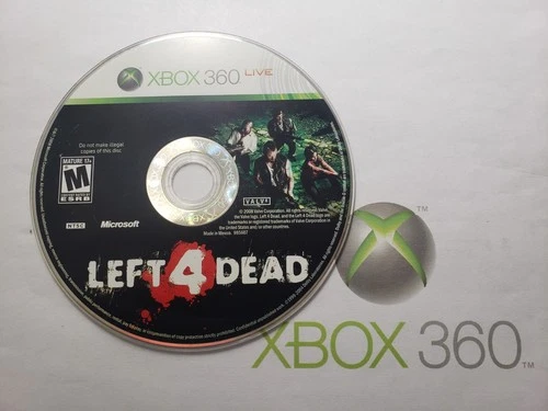 --DISC ONLY-- Left 4 Dead (Xbox 360) Crack in Center Tested