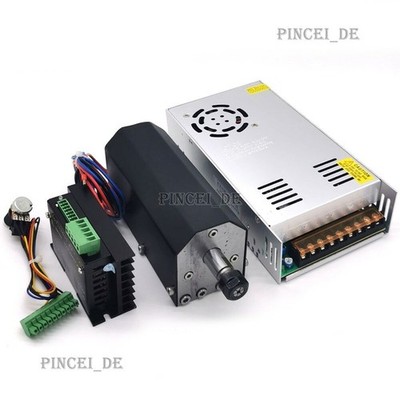 500W ER11 12000RPM DC Brushless Spindle Motor w/ Bracket +Cover+Driver+Power #ea