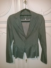 Tailleur pantalone gessato giacca+pantalone Annarita N - TG40