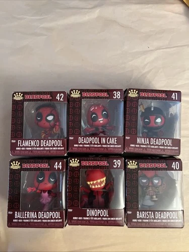 Funko Value Mini: Marvel -  Deadpool - Mixed Lot Of 6, New