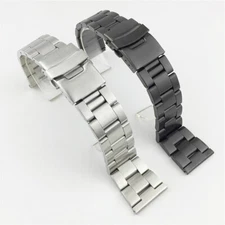 Metal Stainless Steel Watch Strap Business Wristbands 18 20 22 24 26mm Universal