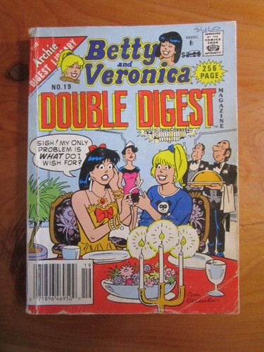 THE ARCHIE DIGEST LIBRARY BETTY & VERONICA DOUBLE DIGEST NO. 19 * MUST SEE ***