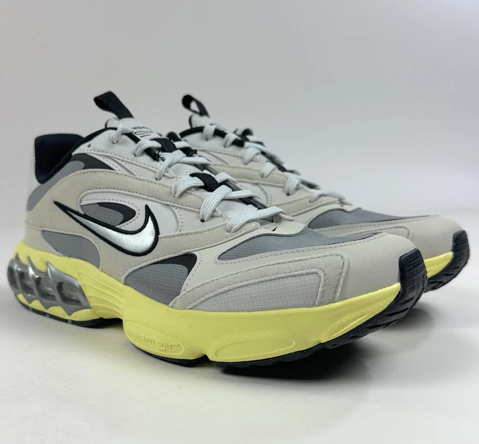 Nike Zoom Air Fire Womens Size 9.5 Particle Gray Yellow Shoes Running DV1129-003 - Image 2 of 4