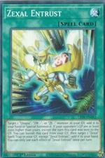 YUGIOH CARD 1 X ZEXA ENTRUST LIOV-EN052 1ST EDITION